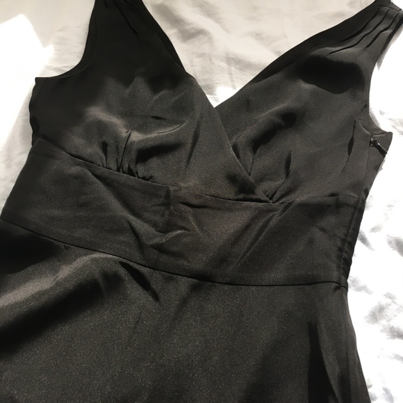 100% Silk J Crew Dress (black, 0) - Picture 2 of 4